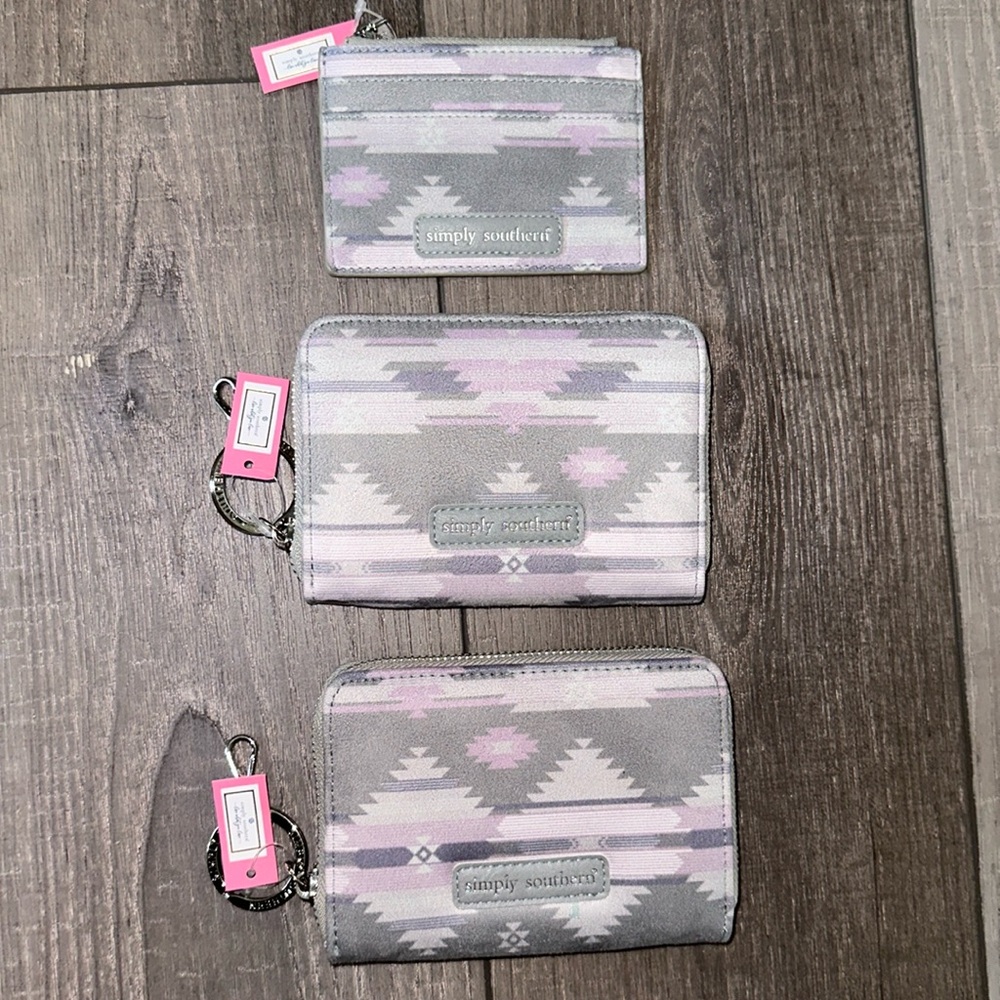 2 Western simply southern wallets, and one wristlet.